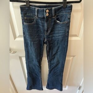 American Eagle Hi Rise Artist Flare Jeans 00XS